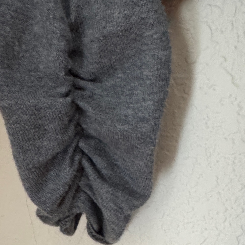 Madison Gray Ruffled Cardigan - Picture 5 of 5